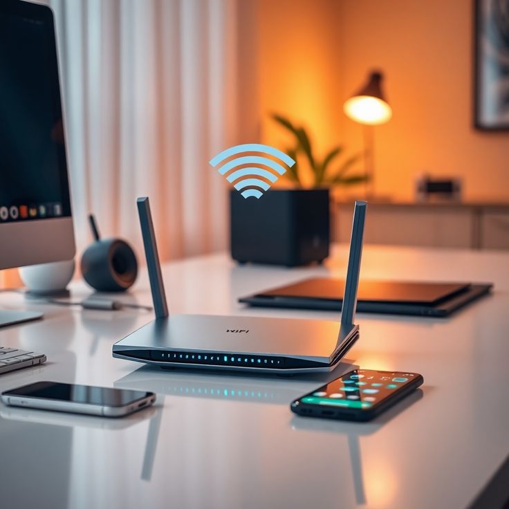 Router WiFi di rumah untuk setting channel agar internet tidak lemot karena sinyal tetangga